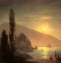 Ночь в Крыму. Вид на Аюдаг. 1859 - Night in the Crimea. View Ajudag. 185963 х 83 смХолст, маслоРомантизм, реализмРоссияОдесса. Одесский художественный музей